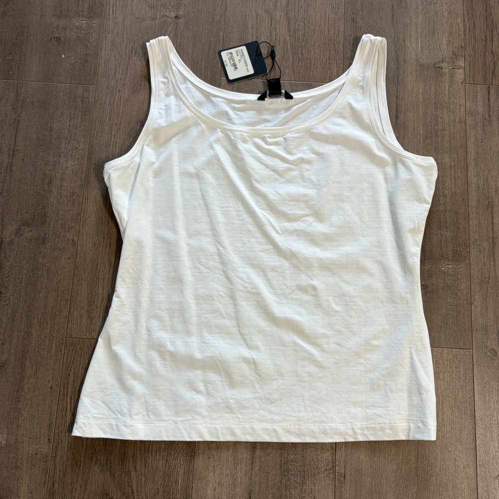 White St.John Caviar Women's Tank Top